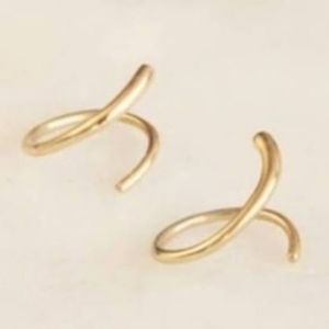 Mejuri Spiral Earrings - Gold